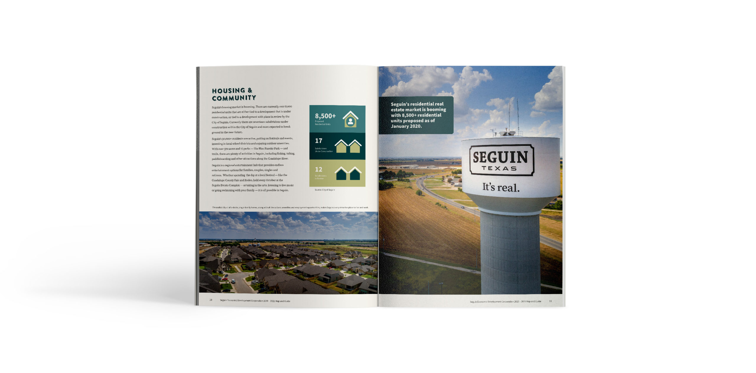 Seguin Map and Brochure