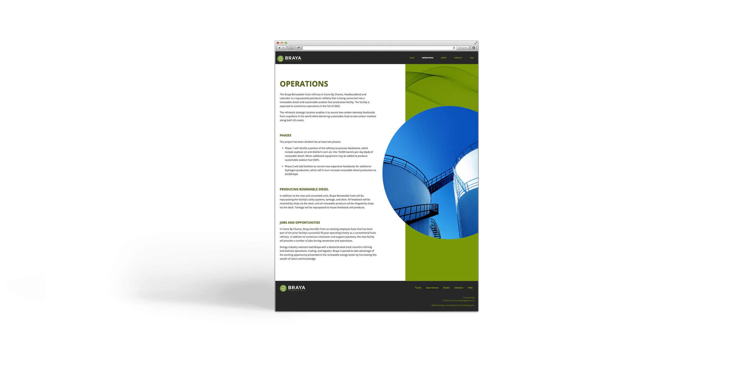 Braya Renewable Fuels Website