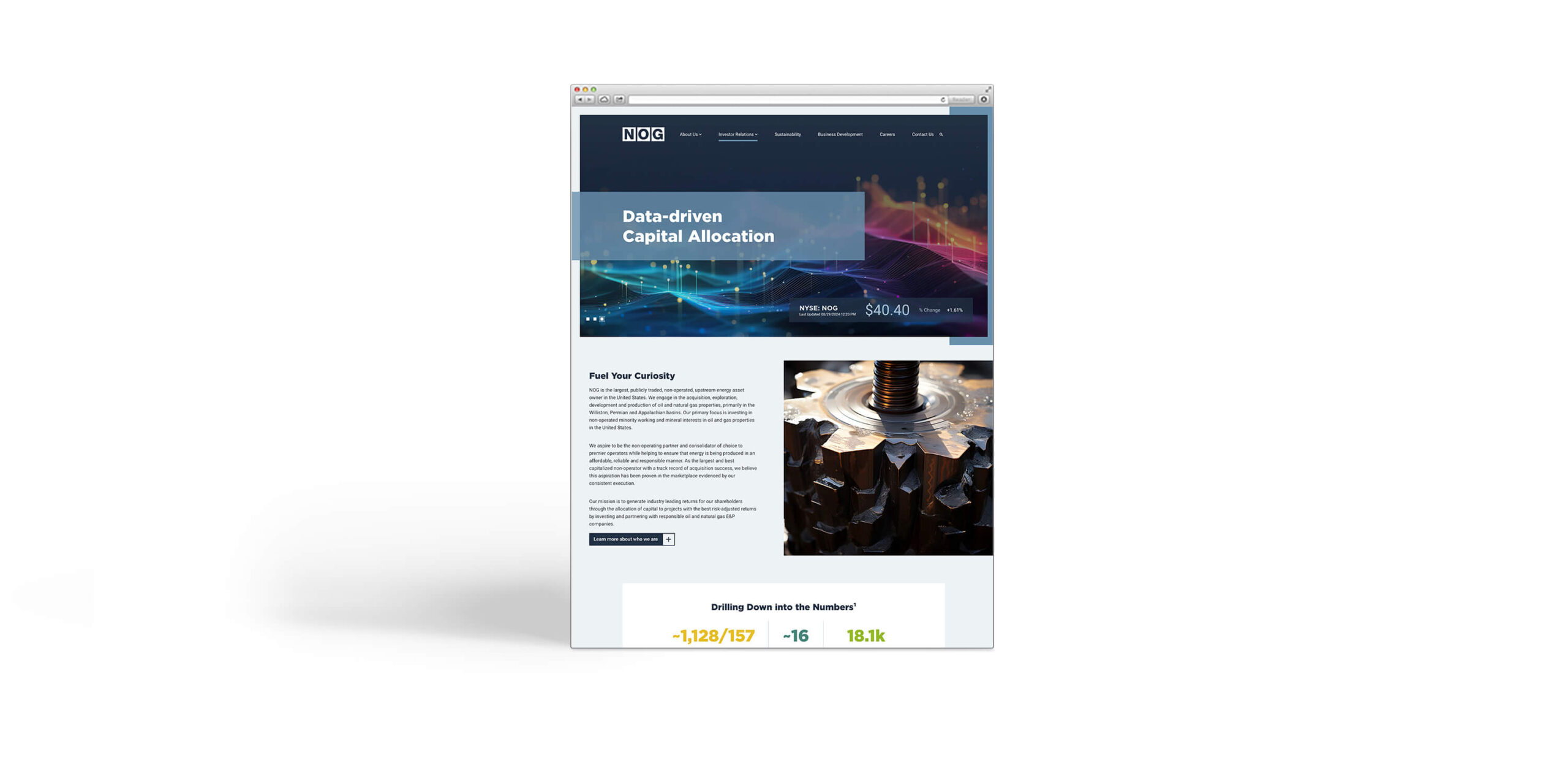 Northern Oil & Gas (NOG) Website