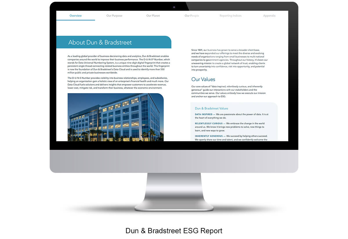 Dun & Bradstreet ESG Report